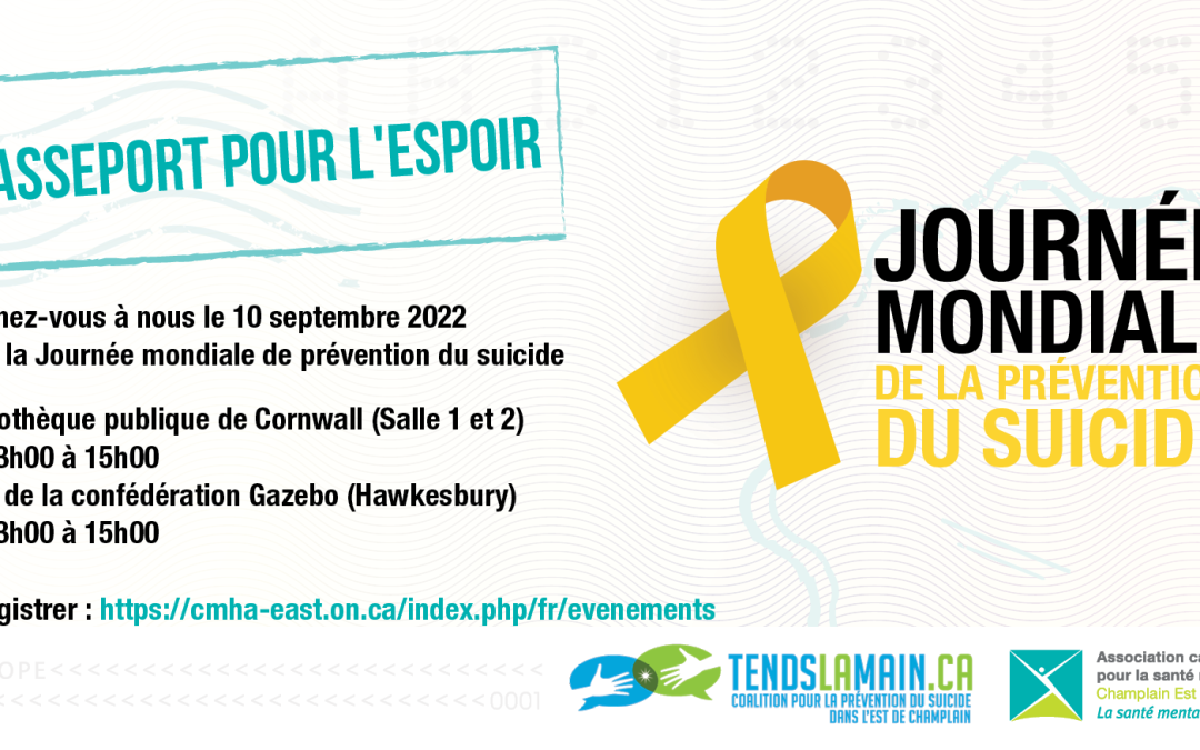 Journée mondiale de prévention du suicide 2022